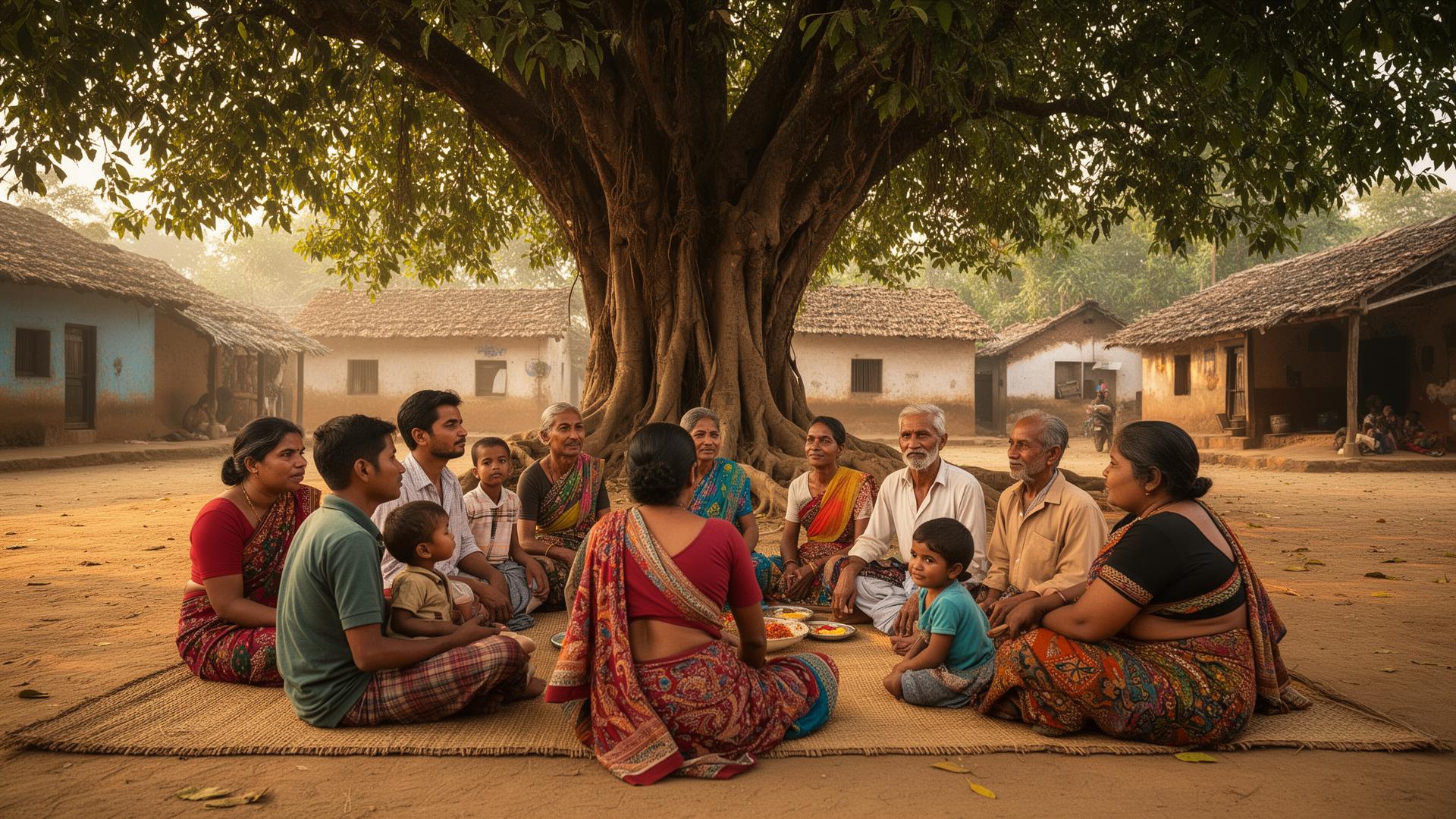 Community gathered for an inclusive society